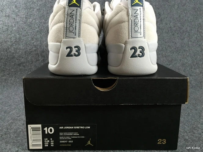 1st Kicks Suede Low 12 Grey Air Jordan 308317-002 0725